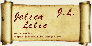 Jelica Lelić vizit kartica